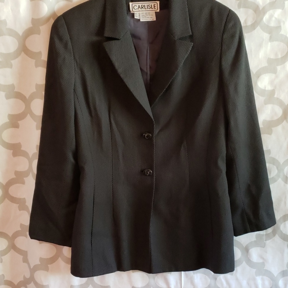 Carlisle Blazer. Size 6.  Wool and silk.